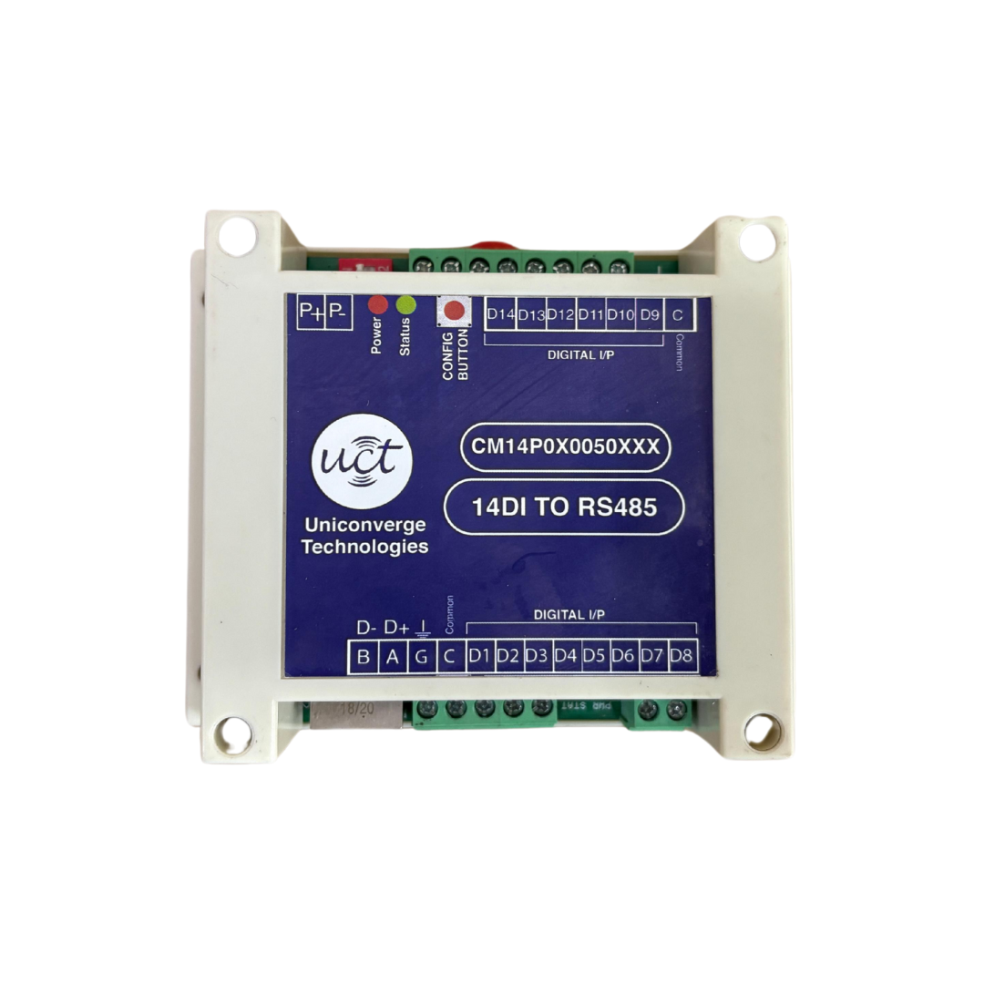 14 Digital Input to RS485 Modbus RTU Module