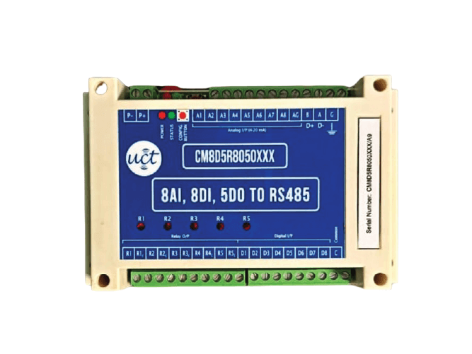 8 Analog Input 8 Digital Input 5 Digital Output RS485