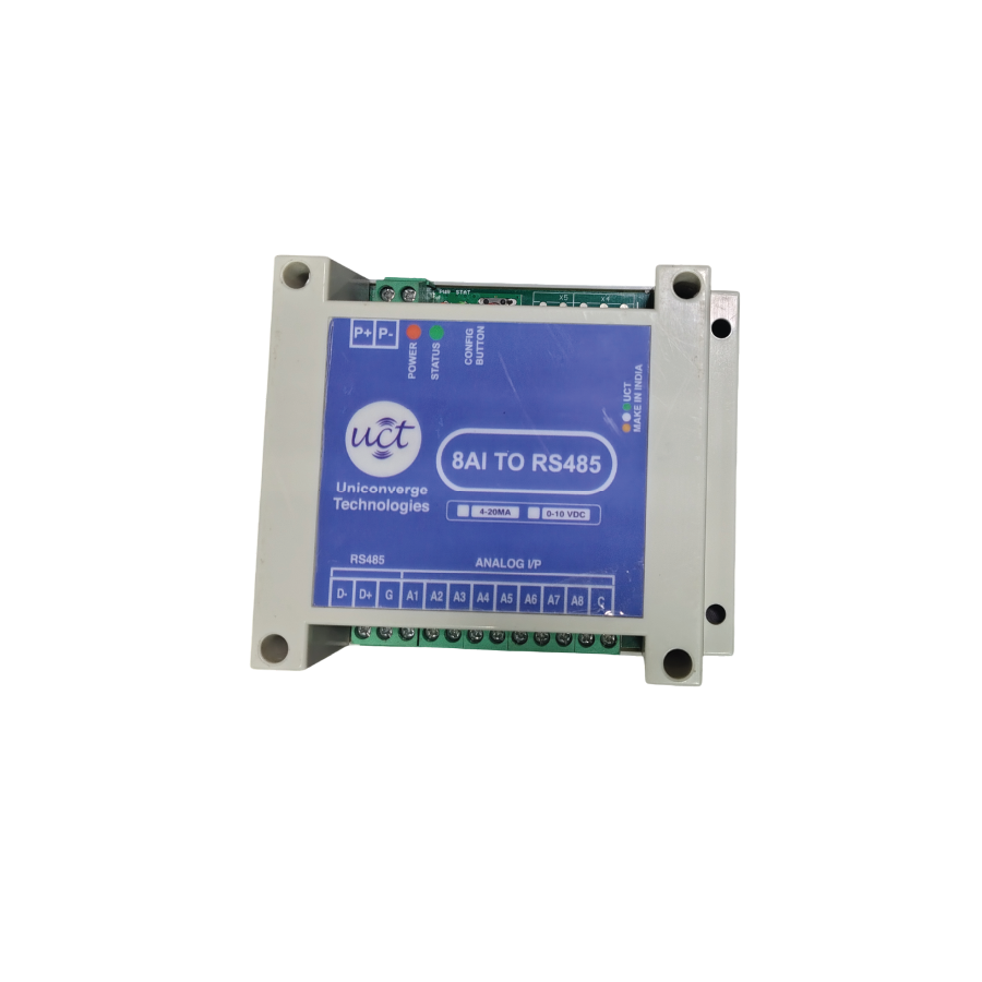 8 Analog Input to RS485 Modbus RTU Module