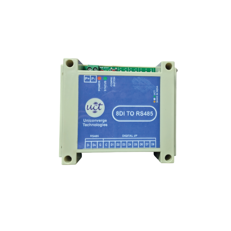 8 Digital Input to RS485 Modbus RTU Module