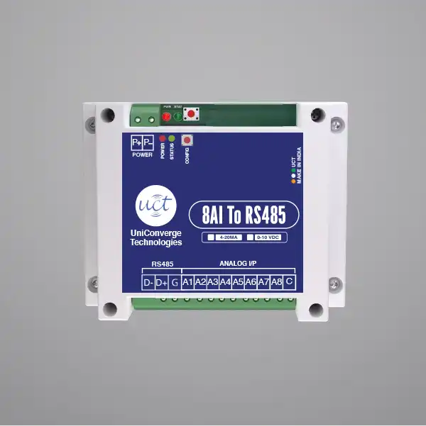 8 Analog Input to RS485 Modbus RTU Module