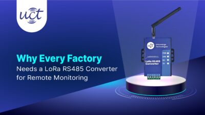 LoRa RS485 Converter for remote monitoring in factories by Uniconverge Technologies