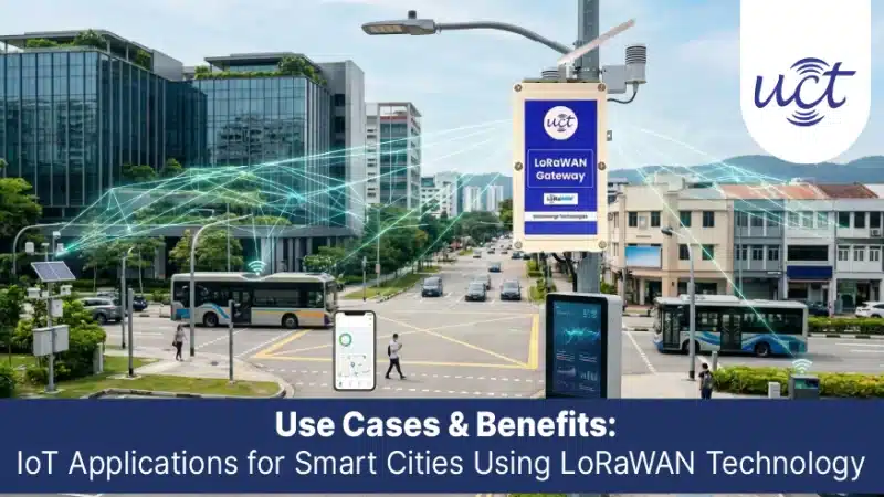 IoT Applications for Smart Cities Using LoRaWAN Technology by Uniconverge in Delhi sensors for lighting and traffic
