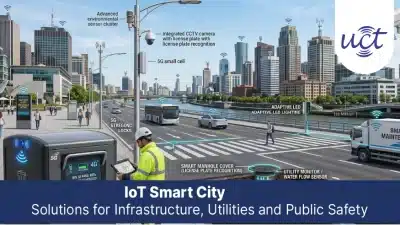 IoT smart city solutions Uniconverge Technologies infrastructure utilities public safety smart lighting sensors traffic management