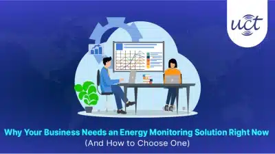 Diagram of an Indian factory with LoRaWAN sensors, energy meters, and a cloud dashboard showing real‑time electricity consumption and cost‑saving insights for industrial energy monitoring.